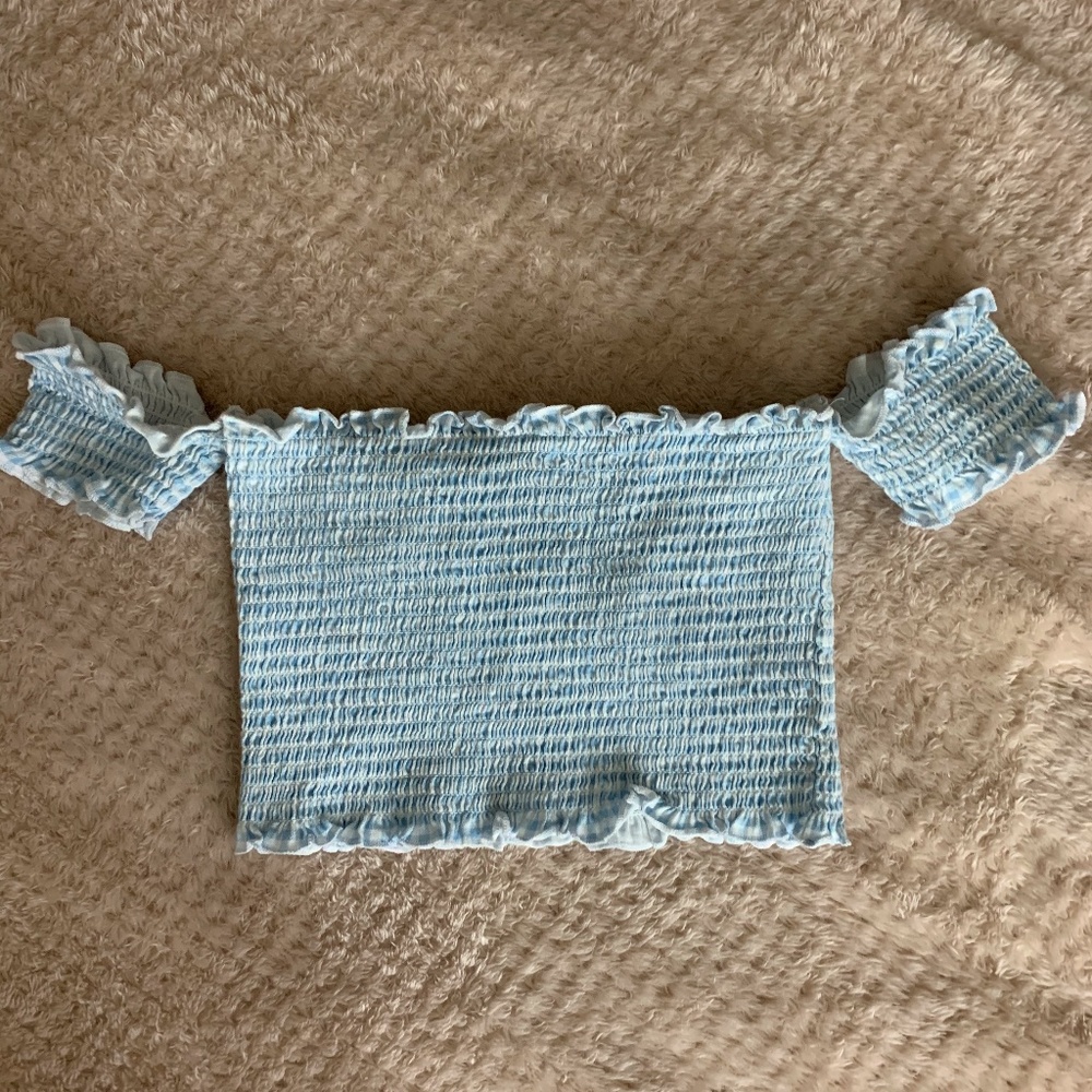 Off the shoulder crop top